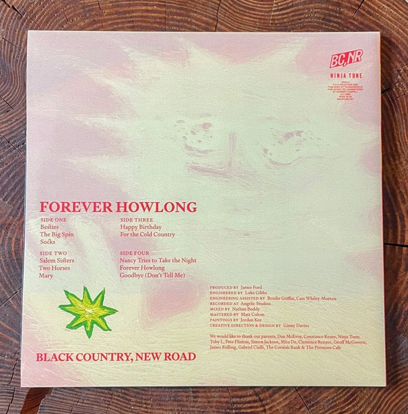 Image of Back Cover of 4915442C: 2xLP - BLACK COUNTRY, NEW ROAD, Forever Howlong (Ninja Tune; ZEN314, UK & Europe 2025, Gatefold, Booklet)   NEW/NEW