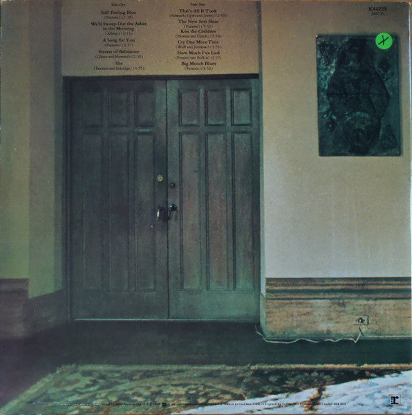 Image of Back Cover of LP - VG/VG - GRAM PARSONS, GP (Reprise Tan WB Logo; K 44228, UK 1970s Reissue, Gatefold), Lots of hairline marks,  - 3716091C