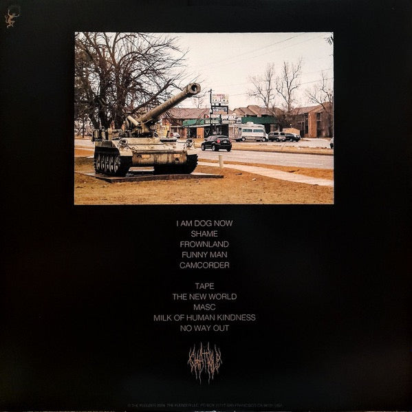 Image of Back Cover of 3015377C: LP - CHAT PILE, Cool World (Flenser Records; FR164, Europe 2024, Insert, Neon Green Vinyl)   NEW/NEW