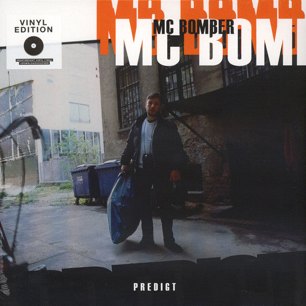 Image of Front Cover of LP - VG+/VG+ - MC BOMBER, Predigt (Proletik; No. 1000, Germany 2016, 180 Gram Vinyl), ,  - 1645174S