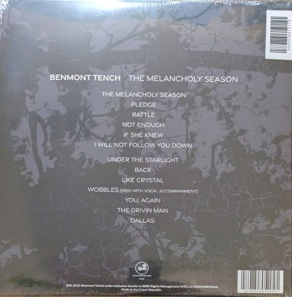 Image of Back Cover of LP - NEW/NEW - BENMONT TENCH, The Melancholy Season (Dark Horse Records; DH0017, Worldwide 2025, Inner, Limited Edition, Blue Vinyl, Tom Petty & The Heartbreakers), ,  - 1635210E