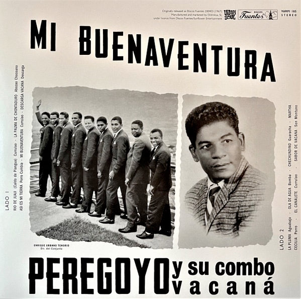 Image of Back Cover of LP - VG+/VG+ - PEREGOYO Y SU COMBO VACAN , Mi Buenaventura (Vampi Soul; VAMPI 185, Spain 2018 Reissue, 180g), ,  - 3916173C