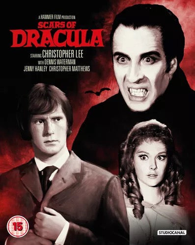 Image of Front Cover of Blu-Ray - VG+/VG+ - CHRISTOPHER LEE, Scars of Dracula (Studio Canal; OPTBD4098, UK 2017, Slipcase), No Slipcase,  - 1735065E