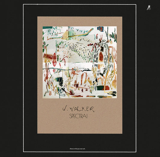 Image of Front Cover of 1725143E: LP - J WALKER, Spectra! (Elations Recordings ; ELA001, Australia 2021) Sleeve Creased  VG+/EX