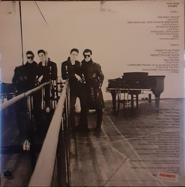 Image of Back Cover of 3215496C: LP - ROBERT GORDON WITH LINK WRAY, Fresh Fish Special (Private Stock; PVLP 1038, UK 1978)   VG+/VG+