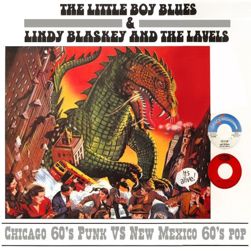 Image of Front Cover of LP - VG/VG - THE LITTLE BOY BLUES & LINDY BLASKEY AND THE LAVELS, Chicago 60's Punk Vs New Mexico 60's Pop (Eva; 12065, France 1988), ,  - 1745149S