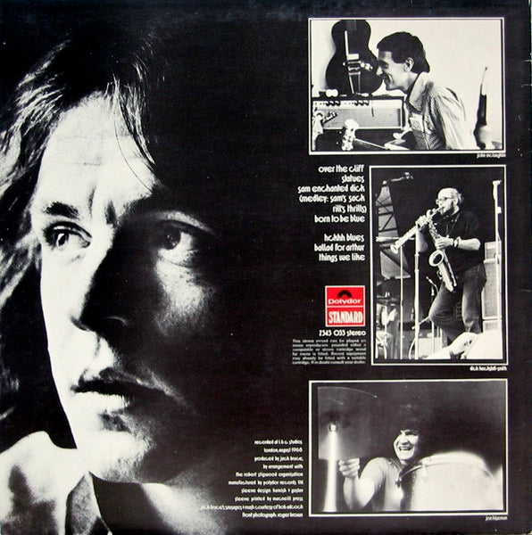 Image of Back Cover of LP - VG/VG - JACK BRUCE, Things We Like (Polydor; 2343033, UK 1970), Strong VG - A few hairlines, edge and ring wear,  - 1346011S