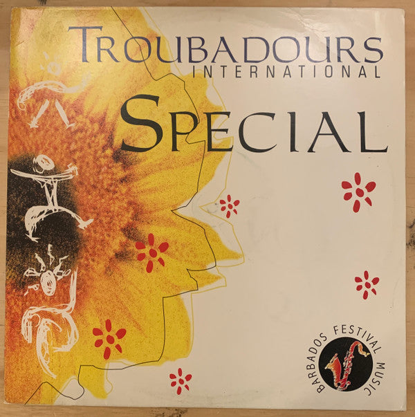 Image of Front Cover of LP - VG/VG - VARIOUS, Troubadours International - Special (Caribbean Records ; EAB 245, Barbados 1998), Record and Sleeve Strong VG.,  - 1825124E