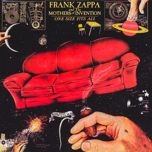 Image of Front Cover of 1835056E: CD - FRANK ZAPPA AND THE MOTHERS OF INVENTION*, One Size Fits All (Rykodisc; RCD 10521, UK & Europe , Jewel Case)   VG+/VG+