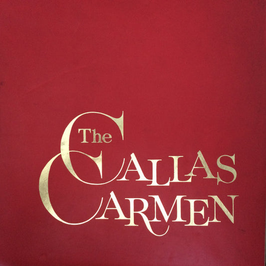 Image of Front Cover of 3xLP - G+/VG+ - MARIA CALLAS, NICOLAI GEDDA, ROBERT MASSARD, ANDR A GUIOT, ORCHESTRE NATIONAL DE L'OP RA DE PARIS, GEORGES PR TRE - BIZET*, The Callas Carmen - Bizet (His Master's Voice; DAN 143-145, UK 1964, Box Set, 3 Booklets), Box Edges a Bit Tatty and One Corner Split. Inside Box is Pristine,  - 1825110E