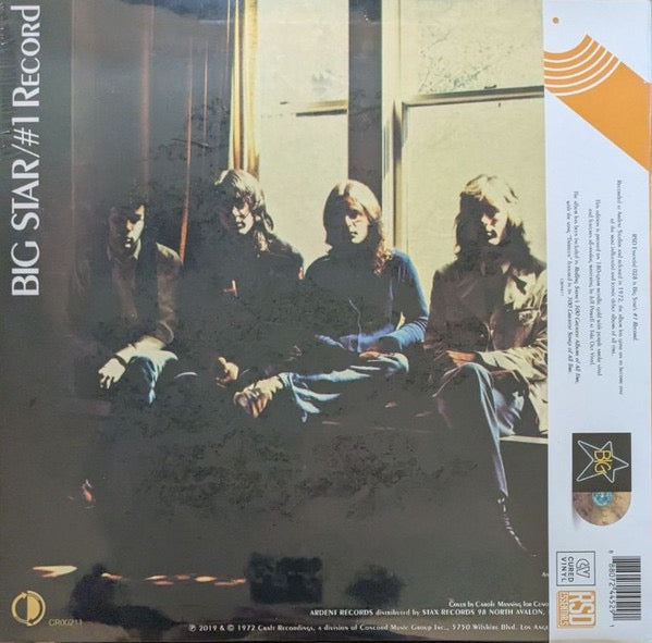 Image of Back Cover of LP - NEW/NEW - BIG STAR, #1 Record (Craft Recordings; 7244529, Europe 2023 Reissue, Metallic Gold With Purple Smoke Vinyl, Record Store Day 2023, Limited Edition, Obi), ,  - 5135116E