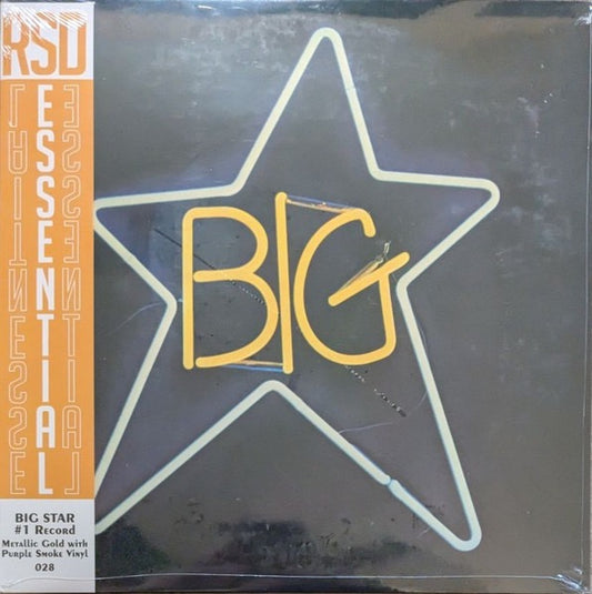 Image of Front Cover of LP - NEW/NEW - BIG STAR, #1 Record (Craft Recordings; 7244529, Europe 2023 Reissue, Metallic Gold With Purple Smoke Vinyl, Record Store Day 2023, Limited Edition, Obi), ,  - 5135116E