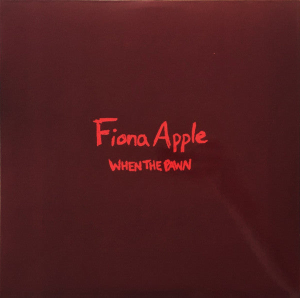 Image of Front Cover of LP - EX/EX - FIONA APPLE, When The Pawn (Epic; 88985415301, US 2020 Reissue, Glossy Sleeve, Inner, Club Edition, 180 Gram Vinyl), ,  - 3946115S