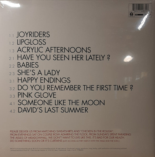 Image of Back Cover of 2xLP - EX/EX - PULP, His 'N' Hers (Island Records; 7722674, Europe 2019 Reissue, Gatefold, 2 Inners, 180 Gram Vinyl), ,  - 4346153S