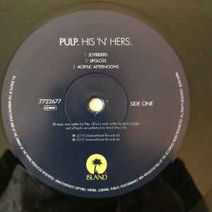 Image of Label Cover of 2xLP - EX/EX - PULP, His 'N' Hers (Island Records; 7722674, Europe 2019 Reissue, Gatefold, 2 Inners, 180 Gram Vinyl), ,  - 4346153S