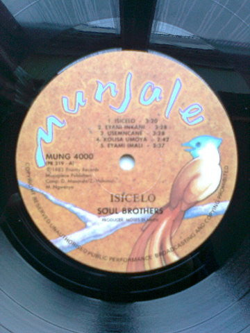 Image of Label Cover of LP - VG/VG+ - SOUL BROTHERS, Isicelo (Munjale; MUNG 4000, South Africa 1983, Picture Sleeve), ,  - 3926057E