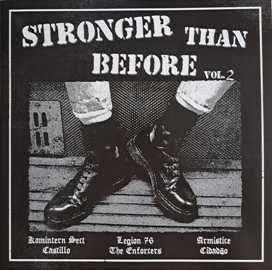 Image of Front Cover of 1925293E: LP - VARIOUS, Stronger Than Before Vol.2 (Battle Scarred Records; BSR017, Germany 2024, Insert, Black Vinyl)   VG+/VG+