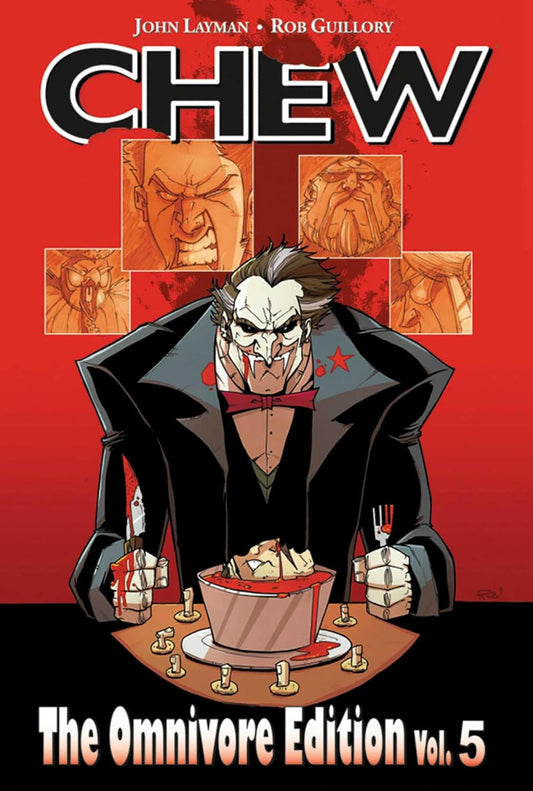 Image of Front Cover of Book - VG+/VG+ - JOHN LAYMAN, Chew Omnivore Edition Volume 5: The Omnivore Edition (Image; , UK 2015), Strong VG+,  - 1955116S