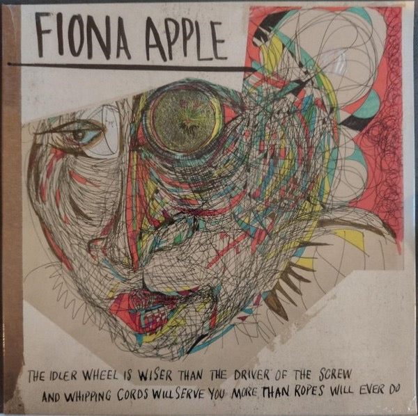 Image of Front Cover of 3215705C: LP - FIONA APPLE, The Idler Wheel Is Wiser Than The Driver Of The Screw And Whipping Cords Will Serve You More Than Ropes Will Ever Do (Clean Slate; 19658830261, Europe 2023 Reissue, Inner, 180 Gram Vinyl)   NEW/NEW