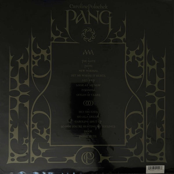 Image of Back Cover of LP - NEW/NEW - CAROLINE POLACHEK, Pang (Perpetual Novice; PANGLPB, UK & Ireland 2023 Reissue, Poster), ,  - 1036124E