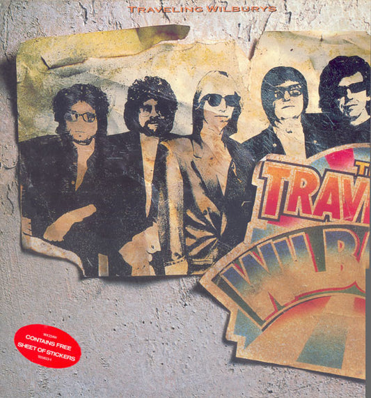 Image of Front Cover of LP - VG/G+ - TRAVELING WILBURYS, Volume One (Wilbury Records; WX224, Europe 1988, Inner, No Sticker Sheet, Teldec Pressing), Hairlines & scuffs, edge wear, seam splits on Inner,  - 3746227S