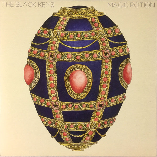 Image of Front Cover of LP - VG/VG+ - THE BLACK KEYS, Magic Potion (Nonesuch; 79967-1, US 2000s Reissue, Inner, 180 Gram Vinyl), Inner split,  - 3626501E