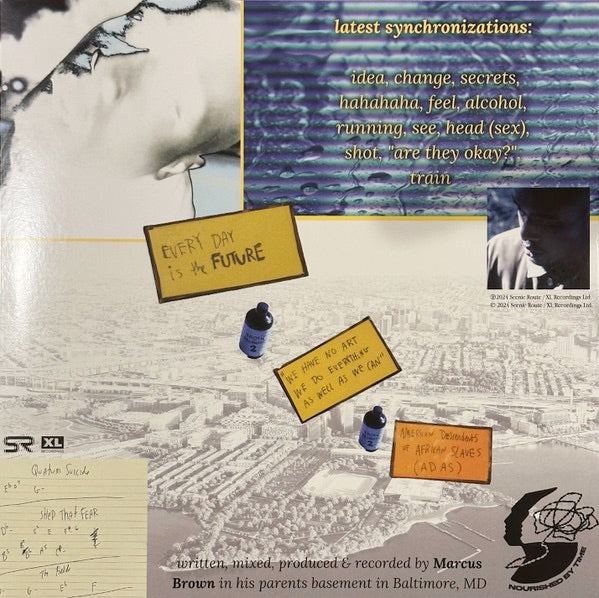 Image of Back Cover of LP - NEW/NEW - NOURISHED BY TIME, Erotic Probiotic 2 (XL Recordings; XL1483LP, Worldwide 2025), ,  - 1436068E