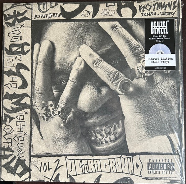 Image of Front Cover of 2015213C: LP - DENZEL CURRY, King Of The Mischievous South Vol. 2 (Universal Music; none, Europe 2024, Inner, Clear Vinyl)   NEW/NEW