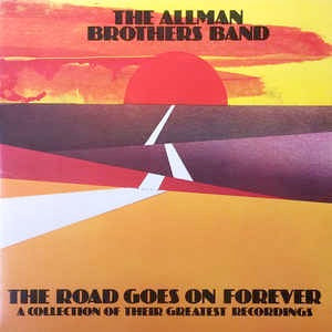 Image of Front Cover of 2xLP - VG+/VG+ - THE ALLMAN BROTHERS BAND, The Road Goes On Forever (Capricorn; 2637 101, UK 1975, Gatefold), With Polydor Press Sheet\,  - 1726047E