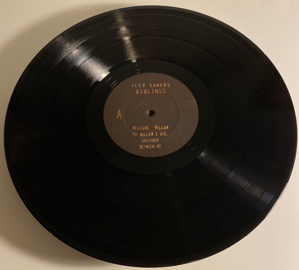 Image of Label Cover of 2xLP - EX/VG - ALEX SOMERS, Siblings (Kr nk; KRUNK50LP, Iceland 2021, Insert, Sigur Ros), Still In Opened Shrinkwrap With Hype Sticker. Marks On Vinyl From Storage.,  - 2316531C