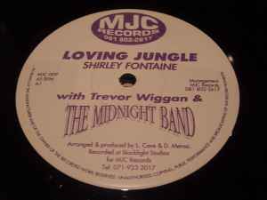 Image of Front Cover of 12" - /G+ - THE MIDNIGHT BAND, Loving Jungle/ No Jungle (MJC Records; MJC 009, UK ), Light background noise,  - 2226314E