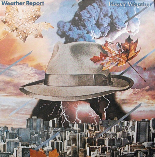 Image of Front Cover of LP - VG/VG - WEATHER REPORT, Heavy Weather (CBS Orange/Yellow; CBS 32358, UK 1983 Reissue, Company Inner), Strong VG throughout!,  - 3016017C
