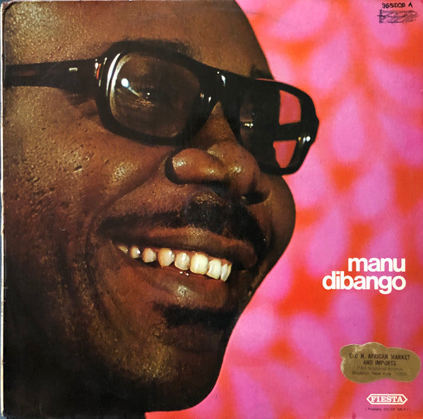 Image of Front Cover of LP - VG+/VG+ - MANU DIBANGO, Manu Dibango (Fiesta; 365.008 A, France 1971), , Unknown issue of this album. It shares the sleeve, cat no. and centre label info with the first pressings, but has a slightly different centre label design and the matrix is that of the 1973 reissue with cat no. 360,045. Possibly a 1971/72 pressing. - 2025333E