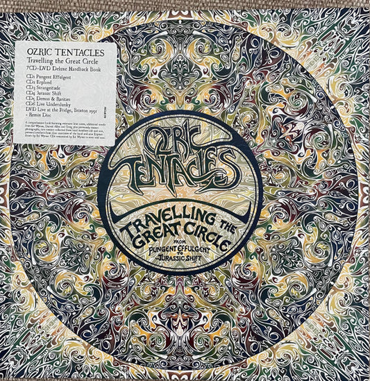 Image of Front Cover of 8xCD - EX/EX - OZRIC TENTACLES, Travelling The Great Circle (Kscope; KSCOPE564,  2022, CDs Encased in Book), ,  - 2055391S