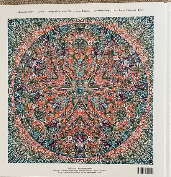 Image of Back Cover of 8xCD - EX/EX - OZRIC TENTACLES, Travelling The Great Circle (Kscope; KSCOPE564,  2022, CDs Encased in Book), ,  - 2055391S