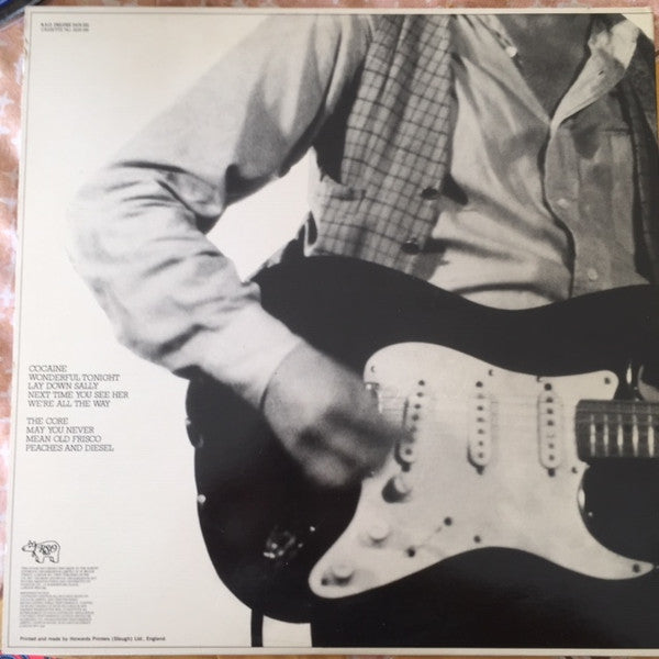 Image of Back Cover of LP - VG/VG+ - ERIC CLAPTON, Slowhand (RSO; 2479 201, UK 1977, Gatefold), light cover wear,  - 2446183S