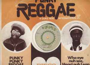 Image of Front Cover of LP - F/VG - MIKE BROOKS & THE HEPTONES / TRINITY / ANSLE COLLINS, What Eye Dont See Heart Dont Leap / Punkey Puukey Reggie / Punkey Dub & Punkey Rock (Duke Reid Jnr.; , Jamaica 1970s, Picture Sleeve), Light marks on disc. Sleeve shows heavy wear, partial splits and fraying to the opening.,  - 2045272S