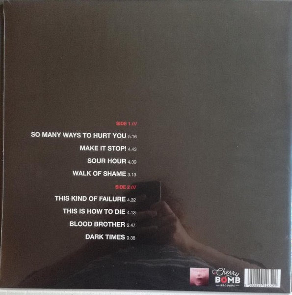 Image of Back Cover of LP - NEW/NEW - DOCTORS OF MADNESS, Dark Times (Cherry Bomb Records; MS0001LP, Europe 2020, Gatefold, Record Store Day 2020, Limited Edition), ,  - 1736062E