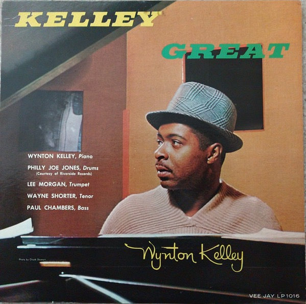 Image of Front Cover of 2015701C: LP - WYNTON KELLEY, Kelley Great (Vee Jay Records; LP 1016, US 1960, Pasteback Sleeve) Top seam split + spine and edge wear. Lots of marks/scuffs to disc but nothing serious - plays nicely with some surface noise.  G+/G