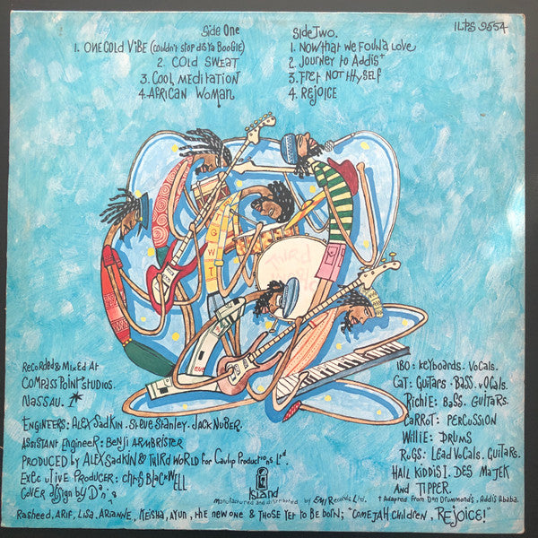 Image of Back Cover of LP - VG+/VG - THIRD WORLD, Journey To Addis (Island Records; ILPS 9554, UK 1978, Inner, Hype Sticker), Light scuffs only. Light corner wear on sleeve.,  - 0816116C