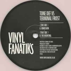 Image of Front Cover of 12" - VG+/VG - TONE DEF, TERMINAL FROST, Admission / The Haunting (Vinyl Fanatiks; VFS062, UK 2023, Company Sleeve, Inner, Pink Vinyl), , A	AdmissionB	The Haunting - 1316659C