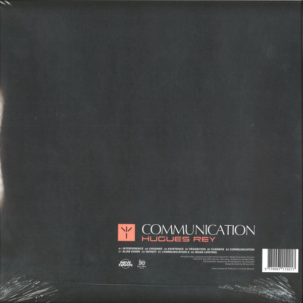 Image of Back Cover of 2xLP - VG+/EX - HUGUES REY, Communication (Back Office Records; BORLP03, France 2017), Opened in store.,  - 2125118E