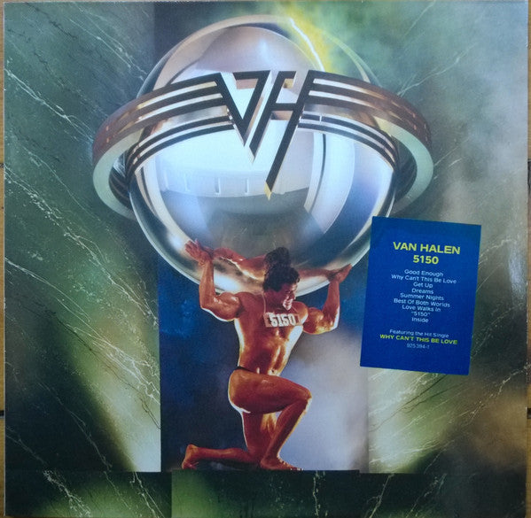 Image of Front Cover of LP - VG/VG - VAN HALEN, 5150 (Warner Bros. Records; W 5150, UK & Europe 1986, Inner), Light hairlines. Edgewear. ,  - 3926313E