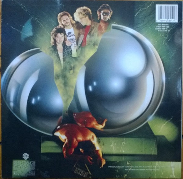 Image of Back Cover of LP - VG/VG - VAN HALEN, 5150 (Warner Bros. Records; W 5150, UK & Europe 1986, Inner), Light hairlines. Edgewear. ,  - 3926313E