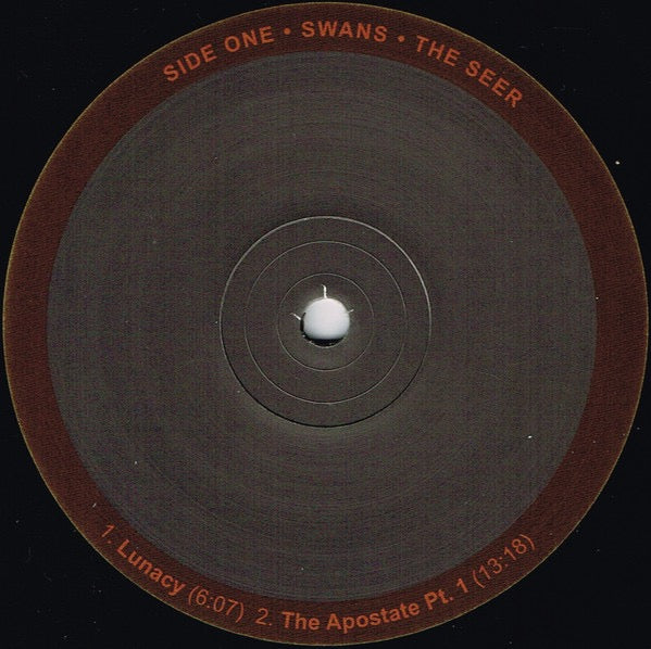 Image of Label Cover of 3xLP - EX/EX - SWANS, The Seer (Young God Records; YG45, Europe 2014 Reissue, Triple Gatefold, Poster), Opened Instore, Still In Stickered Shrinkwrap,  - 3646138S