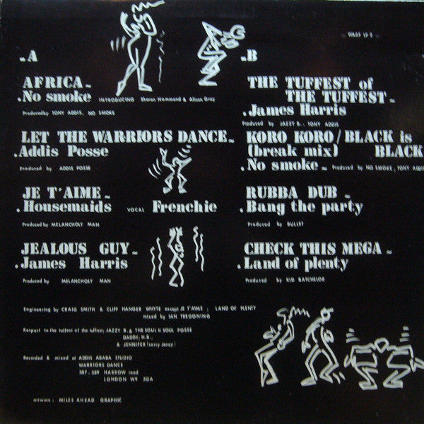 Image of Back Cover of LP - VG/VG - VARIOUS, The Tuffest Of The Tuffest (Warriors Dance; WAAF LP 2, UK 1989, Picture Sleeve), some light hairlines,  - 0826036E