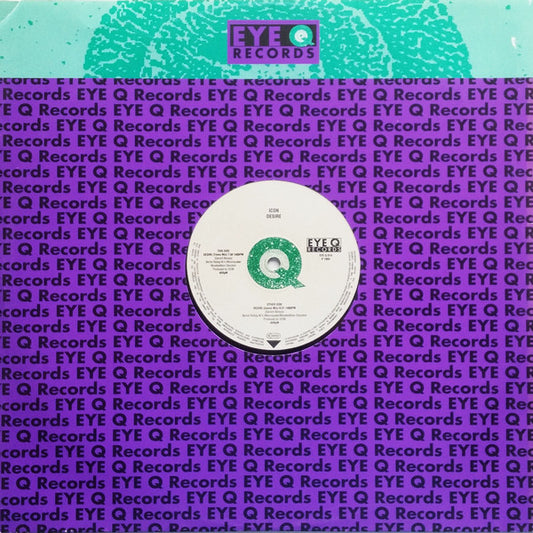 Image of Front Cover of 12" - G+/G - ICON, Desire (Eye Q Records; EYE Q 014, Germany 1994, Company Sleeve), Sleeve worn and creased at edges / corners, A) Desire (Icarus Mix)B) Desite (Tronic Mix) - 1416542C