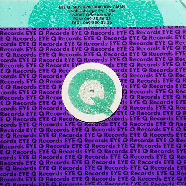 Image of Back Cover of 12" - G+/G - ICON, Desire (Eye Q Records; EYE Q 014, Germany 1994, Company Sleeve), Sleeve worn and creased at edges / corners, A) Desire (Icarus Mix)B) Desite (Tronic Mix) - 1416542C