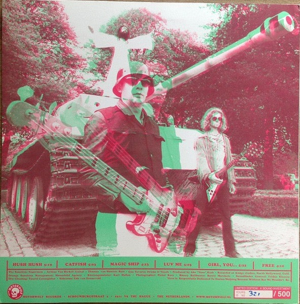 Image of Back Cover of LP - VG/VG+ - ORANGE SUNSHINE, Homo Erectus (Motorwolf; MOTORWOLF 012, Netherlands 2001, 3-D Cover With Viewer, Limited, Numbered - 319/500 ), Sticker Mark,  - 2145213S