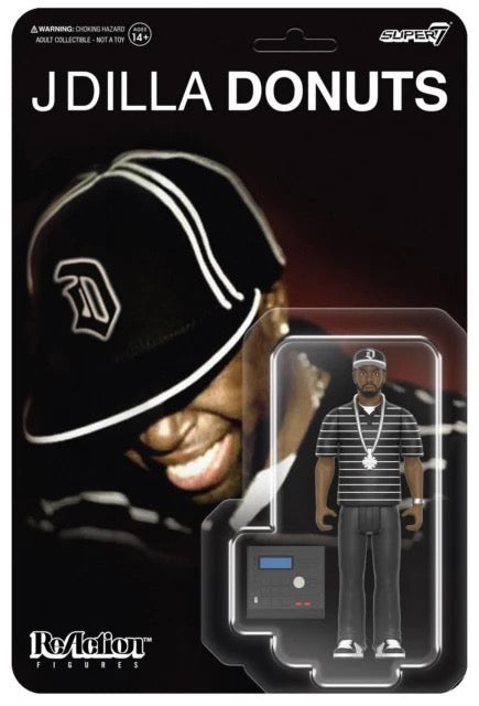 Image of Front Cover of 4355149S: Accessories - J DILLA, Donuts Reaction Figure (Super 7; , US 2025)   NEW/NEW